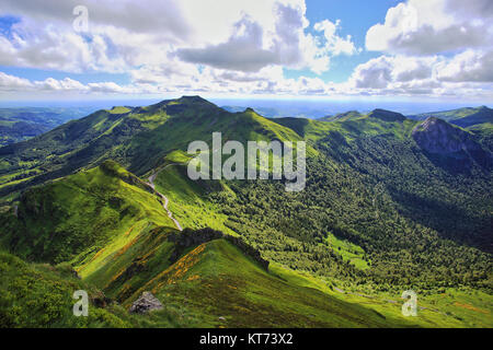 Blick vom Puy de Sancy Stockfoto