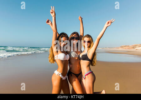 Ein Tag am Strand Stockfoto