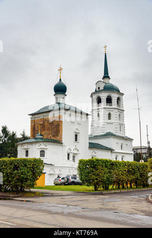 Kirche unseres Erlösers. Die Kirche wurde 1706-1710 erbaut. Irkutsk. Russland Stockfoto