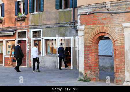 Venezianischen Ghetto Stockfoto