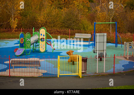 David Wilson Wohnungen im Chapelford Dorf eine reife große Entwicklung in Warrington Stockfoto