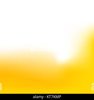 Gewellt gelb Rauch Hintergrund Vorlage für Design Stock Vektor