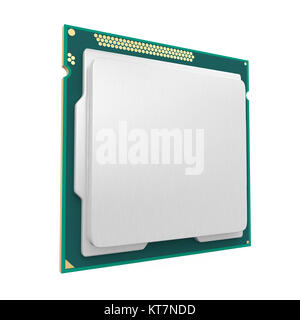 Computer Prozessor CPU isoliert Stockfoto