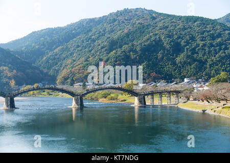 Kintaikyo Brücke in Iwakuni, Hiroshima, Japan Stockfoto