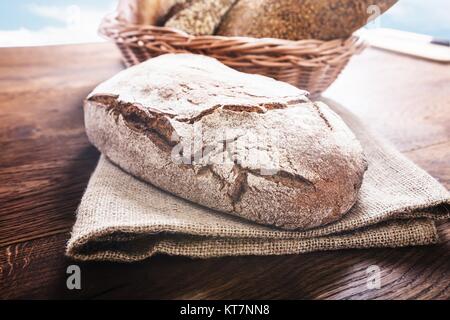 Nahaufnahme eines Brot Stockfoto