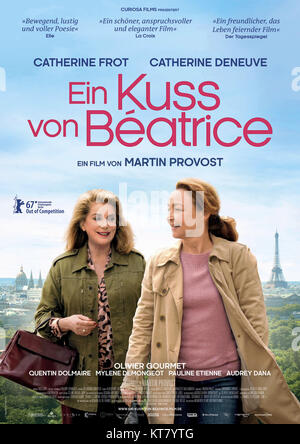 RELEASE Datum: Juli 21, 2017 TITEL: Die Hebamme STUDIO: Music Box Filme Regie: Martin Provost PLOT: eine Hebamme erhält unerwartete Neuigkeiten aus alten Herrin ihres Vaters. In den Hauptrollen: Catherine Deneuve als Beatrice Sobo, Catherine Frot, wie Claire Breton Poster Art (Credit Bild: © Music Box Filme/Unterhaltung Bilder) Stockfoto