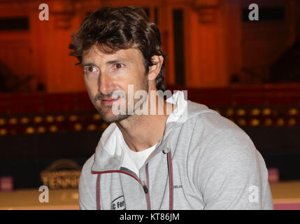 30.November 2017 - Juan Carlos Ferrero hilft die Rückkehr der Champions Tennis an der Royal Albert Hall in London, England, Grossbritannien starten Stockfoto