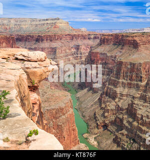 Colorado River vom Reitpferd Trail am Toroweap übersehen im Grand Canyon National Park, arizona Stockfoto