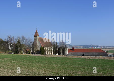 Niederzirking,st. marienkirche,Wallfahrtskirche,Annahme,ried in der riedmark,Quellheiligtum,Mittelalter Stockfoto