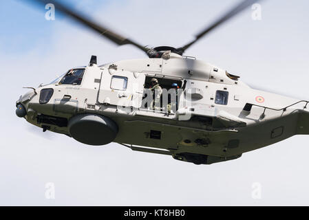 Ein NH90 NFH Rettungshubschrauber der belgischen Luftwaffe. Stockfoto