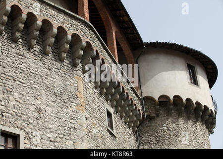 Castelnuovo di Garfagnana - der ariosto Schloss. Toskana, Italien Stockfoto