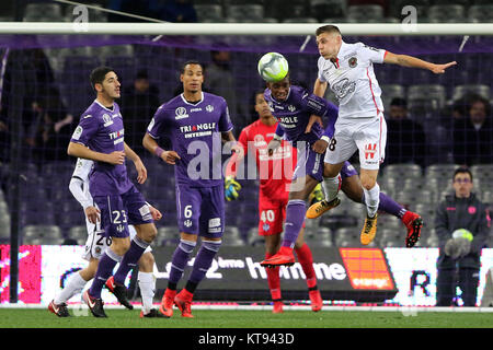 Toulouse (Frankreich), 29.November 2017 französische Fußballsport Meisterschaft Ligue 1 Saison 2017-2018 Toulouse FC gegen OGC Nizza MAX GRADEL Credit: Sebastien Lapeyrere/Alamy Leben Nachrichten. Stockfoto