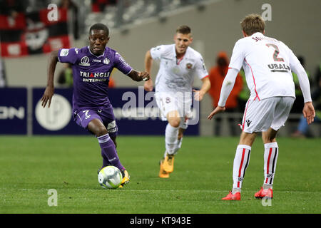 Toulouse (Frankreich), 29.November 2017 französische Fußballsport Meisterschaft Ligue 1 Saison 2017-2018 Toulouse FC gegen OGC Nizza MAX GRADEL Credit: Sebastien Lapeyrere/Alamy Leben Nachrichten. Stockfoto