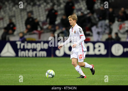 Toulouse (Frankreich), 29.November 2017 französische Fußballsport Meisterschaft Ligue 1 Saison 2017-2018 Toulouse FC gegen OGC Nizza VINCENT KOZIELLO Credit: Sebastien Lapeyrere/Alamy Leben Nachrichten. Stockfoto