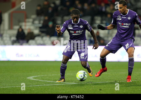 Toulouse (Frankreich), 29.November 2017 französische Fußballsport Meisterschaft Ligue 1 Saison 2017-2018 Toulouse FC gegen OGC Nizza MAX GRADEL Credit: Sebastien Lapeyrere/Alamy Leben Nachrichten. Stockfoto