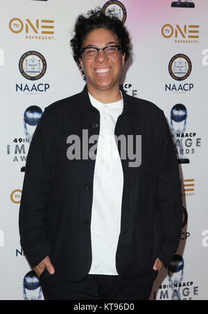 Beverly Hills, Kalifornien, USA. Dezember 2017. 16. Dezember 2017: Beverly Hills, Kalifornien: Angela Robinson. 49. NAACP Image Award Nominees' Luncheon. Foto: F. Sadou/Admedia Stockfoto
