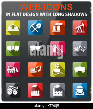 Hohe Spannung Icon Set Stockfoto