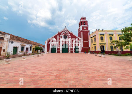 Kirche San Francisco in Mompox, Kolumbien Stockfoto