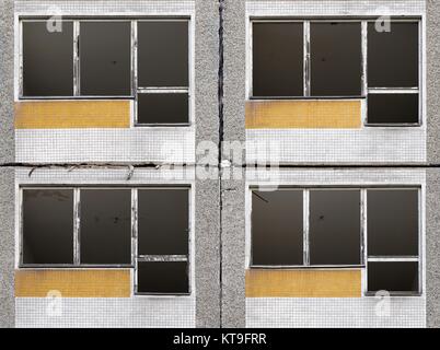 Abbruchhaus im Zentrum der Stadt magdeburg Stockfoto