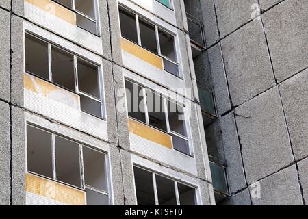 Abbruchhaus im Zentrum der Stadt magdeburg Stockfoto