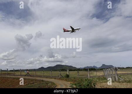 Air Mauritius beschränkt, der als Air Mauritius, ist die Fluggesellschaft von Mauritius. Die Fluggesellschaft ist in der Air Mauritius Centre mit Sitz Stockfoto