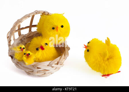 Ein Ostern Dekorationen Stockfoto