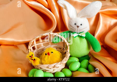 Ein Ostern Dekorationen Stockfoto