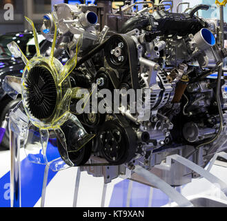 Detail der Dieselmotor; powertain Stockfoto