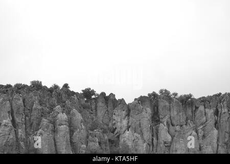 Cliff in der kleinen Stadt von Alpine, Texas. Stockfoto