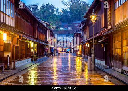 Higashi Chaya Bezirk in Kanazawa, Japan Stockfoto