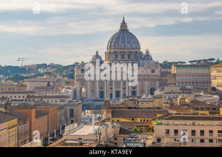 Rom (Italien) - Das Denkmal, Schloss und Museum namens Castel Sant'Angelo, neben St. Peter im Vatikan Stockfoto