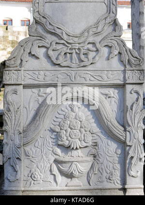 Alte osmanische Grab Steine rund um Istanbul Stockfoto