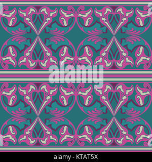 Vektor verzierten nahtlose Grenze im orientalischen Stil. Stockfoto