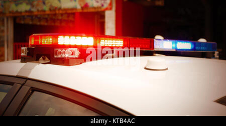 Polizei Auto in Montreal, Quebec, Kanada Stockfoto