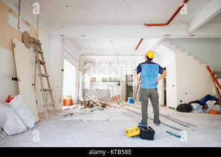 Haus Renovierung Stockfoto