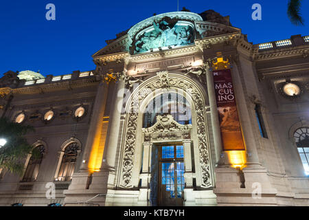 Region Metropolitana, Santiago, Chile - Die Bellas Artes Nachbarschaft ist eine der traditionsreichsten und bekanntesten Nachbarschaften in Sa Stockfoto