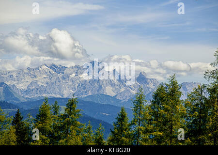 Alpen und alpinen Landschaft am Mühlbach am Hochkönig im Sommer Österreich Europa Stockfoto