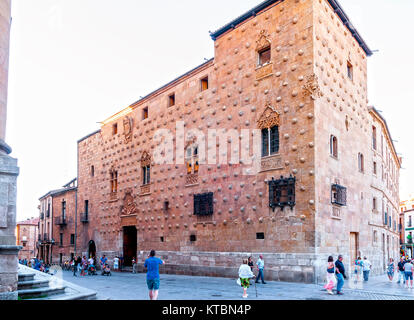 Casa de las Conchas. Salamanca. Ciudad Patrimonio de la Humanidad. Castilla León. España Stockfoto