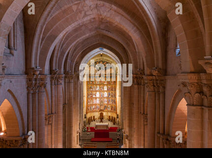 Retablo de la Catedral Vieja de Salamanca. Ciudad Patrimonio de la Humanidad. Castilla León. España Stockfoto