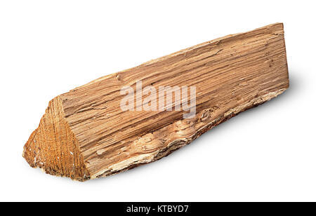 Einzelnen Protokoll aus Holz invertiert horizontal Stockfoto