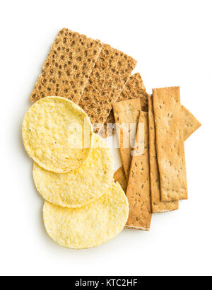 Die gesunde Knäckebrot. Stockfoto