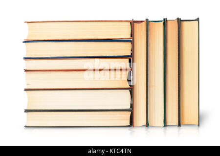 Stapel der alten Bücher Stockfoto