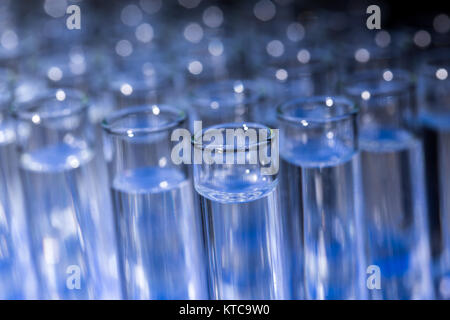 Glas-Reagenzgläser Stockfoto