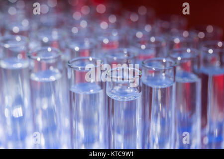 Glas-Reagenzgläser Stockfoto