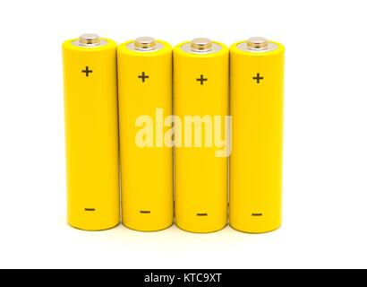 AA-Batterien Stockfoto