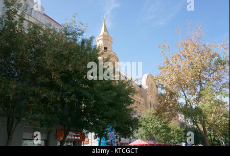 Zhongyang Dajie (Central Avenue), Stadt Harbin Stockfoto