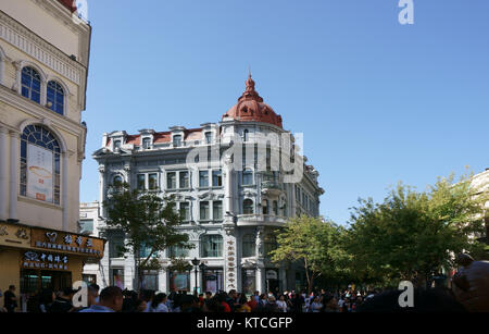 Zhongyang Dajie (Central Avenue), Stadt Harbin Stockfoto