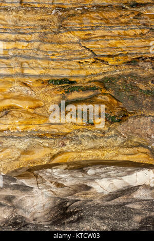 Abstrakte rock Muster, Point Lobos, Kalifornien, USA Stockfoto