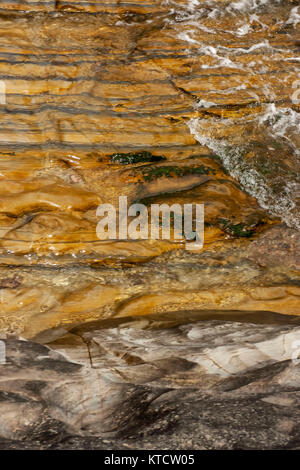 Abstrakte rock Muster, Point Lobos, Kalifornien, USA Stockfoto