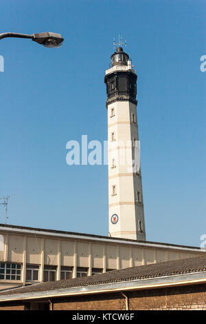 Leuchtturm in Calais, Frankreich Stockfoto